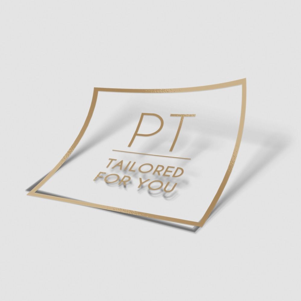 Square Transparent Sticker Printing