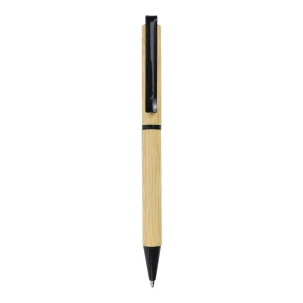 Bamboo Ball Pens, Twist Action, Blue Color Ink
