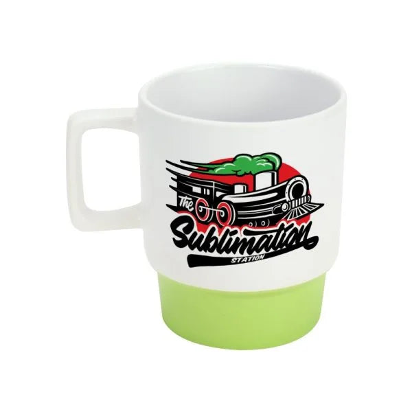 Ceramic Mugs with Bottom Clay in 12 Oz, Matte Finish