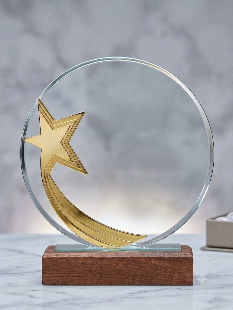 Compact Crystal Award, Design A