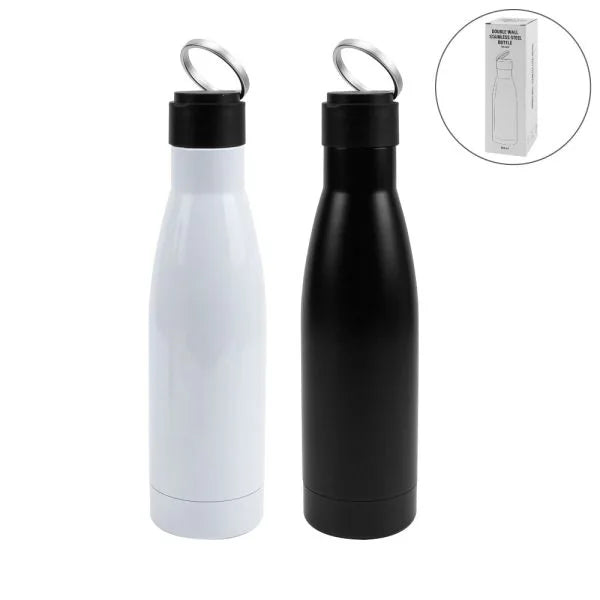 500ml Double Wall Stainless Steel Bottle with Foldable Handle