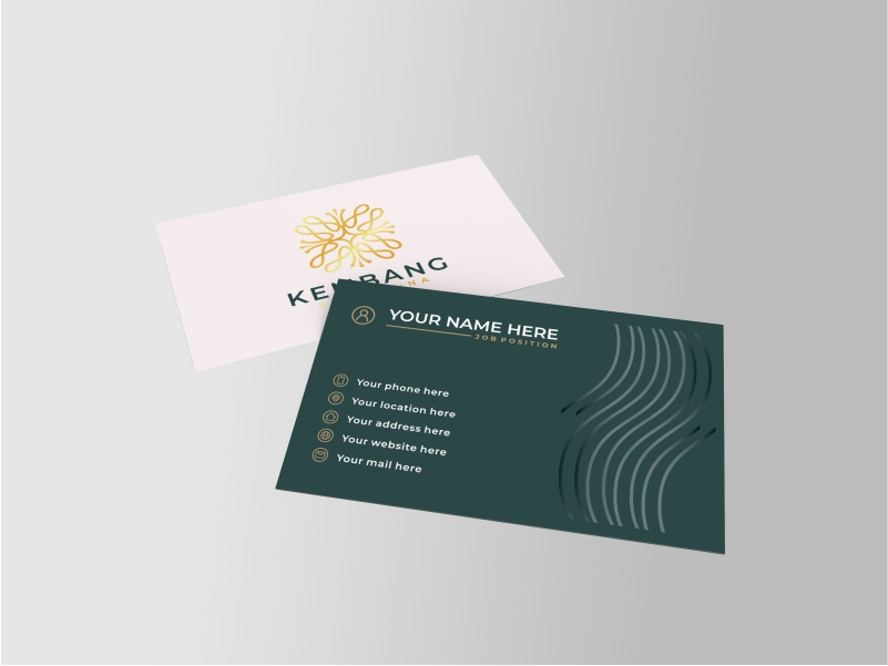 Gold Foil Spot UV Matt Lamination 400gsm