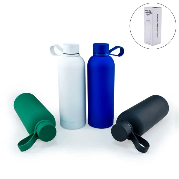 500ml Double Wall Stainless Steel Water Bottle – Matte Finish