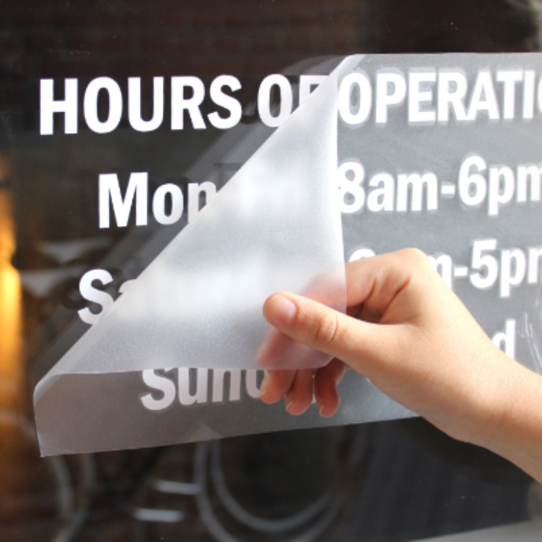 Cut Vinyl lettering