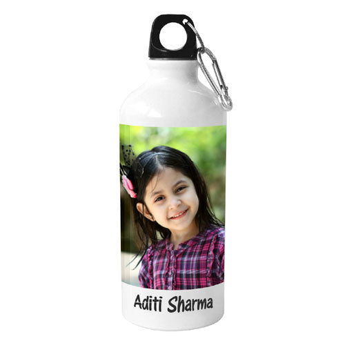 Stainless Steel White Bottle With Printing 500ml