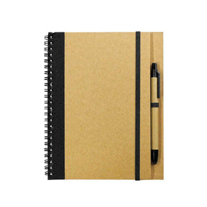 black-personalized-promotional-recycled-notepad-with-pen-in-uae
