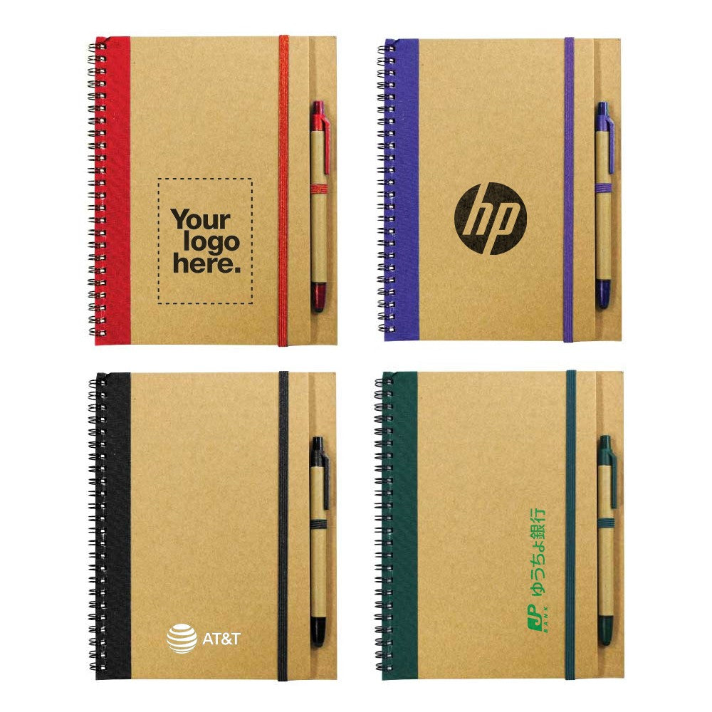 Promotional Recycled Notepad with Pen