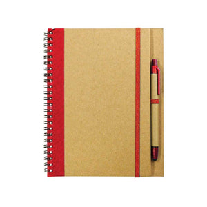 red-personalized-promotional-recycled-notepad-with-pen-in-uae