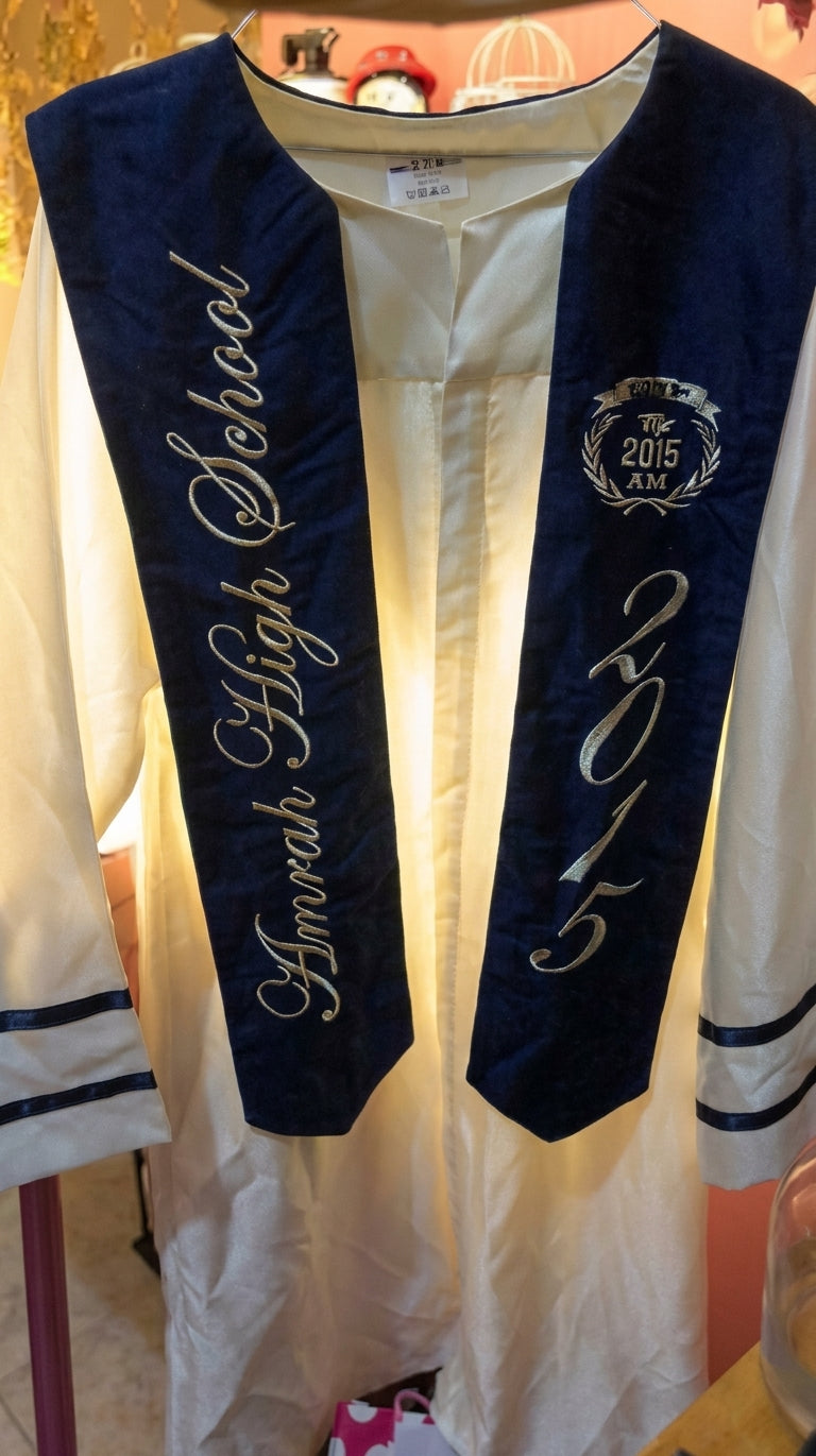 Personalized Graduation Sash