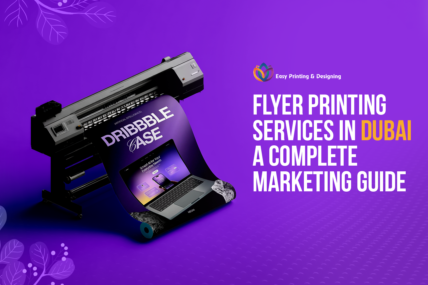 Flyer Printing Services in Dubai: A Complete Marketing Guide