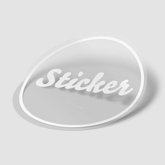 Round Transparent Sticker Printing