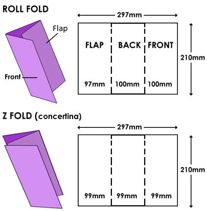 Flyer & Leaflets Printing - Tri-Fold - A4