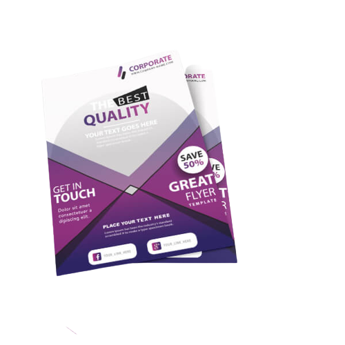 Flyer & Leaflets Printing - Single Side - DL