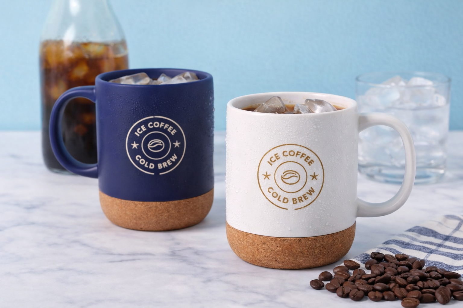 Heart Shape Mug Set With Printing