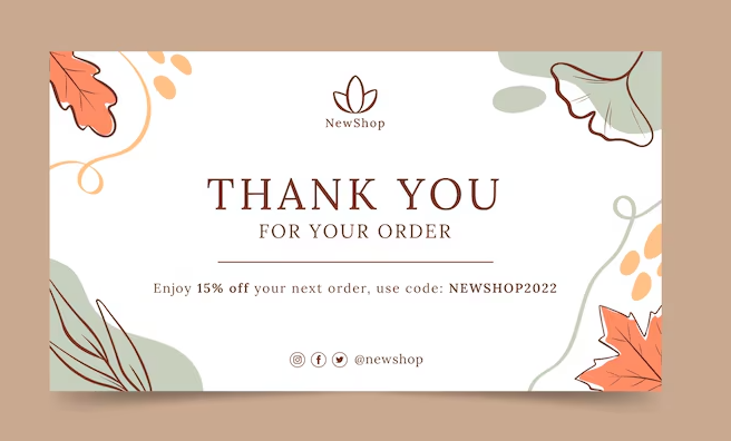 Thank you Cards 300Gsm Artmatt Cards