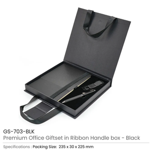 black-premium-office-gift-set-ribbon-handle-box-in-uae