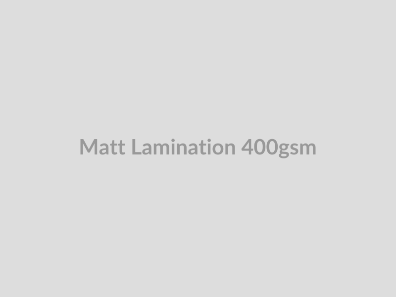 Matt Lamination 400gsm